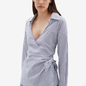 Jonathan Simkhai Sawyer Wrapped Oxford Shirt